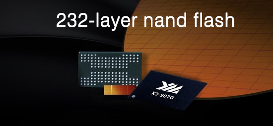 232-layer nand flash chips
