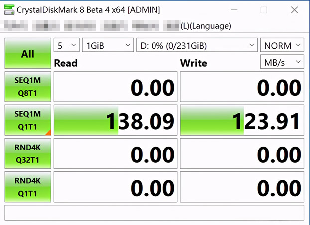 kingston TDX 256GB test