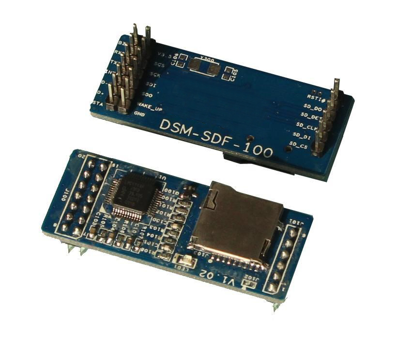 SD Card Module DSM-SDF-100 Technical Diagram