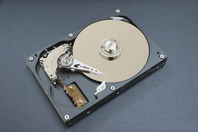 Hard disk drive inside