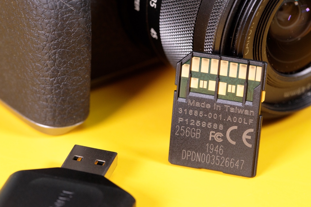 Kingston Canvas series SD card gold finger