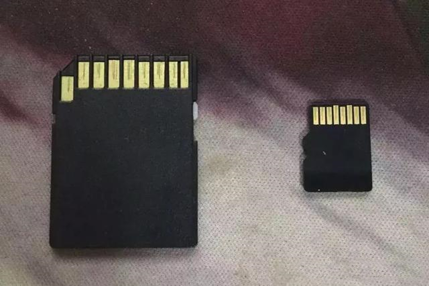 MicroSD card and SD cards