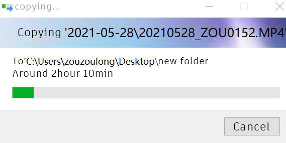 SD Card Copying File
