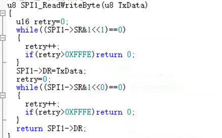 SPI1_ReadWriteByte1