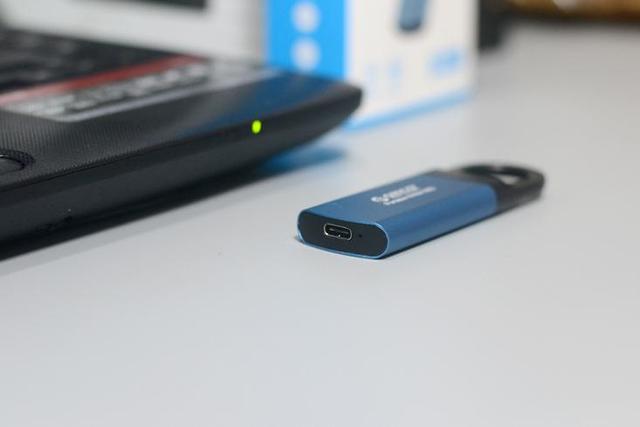 Portable NVMe SSD on Keyring for Easy Carry