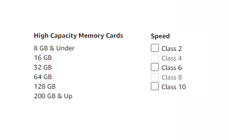 micro sd cards many different standards