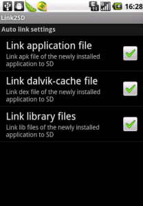 MicroSD Card RAM Partition Settings