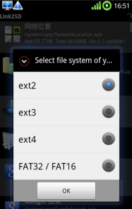 Partition MicroSD Card for RAM