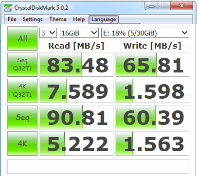 SSD Benchmark test