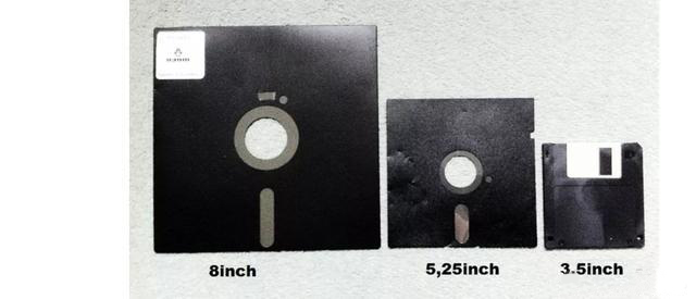 5.25-inch and 3.5-inch floppy disks