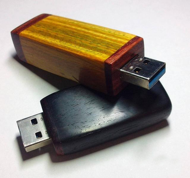 sandalwood shell USB flash drive