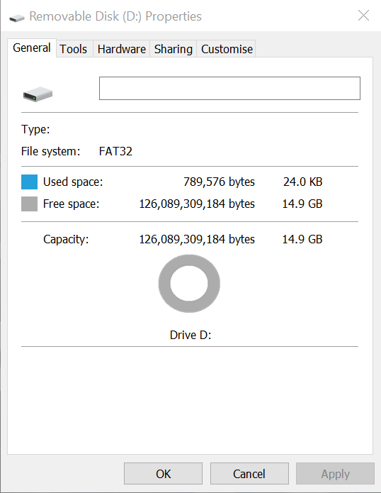 128GBM203 micro SD card