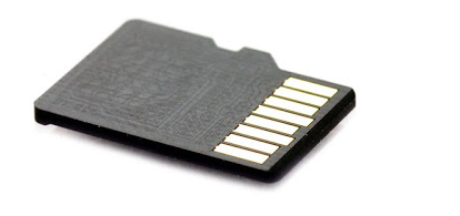 micro sd card back side